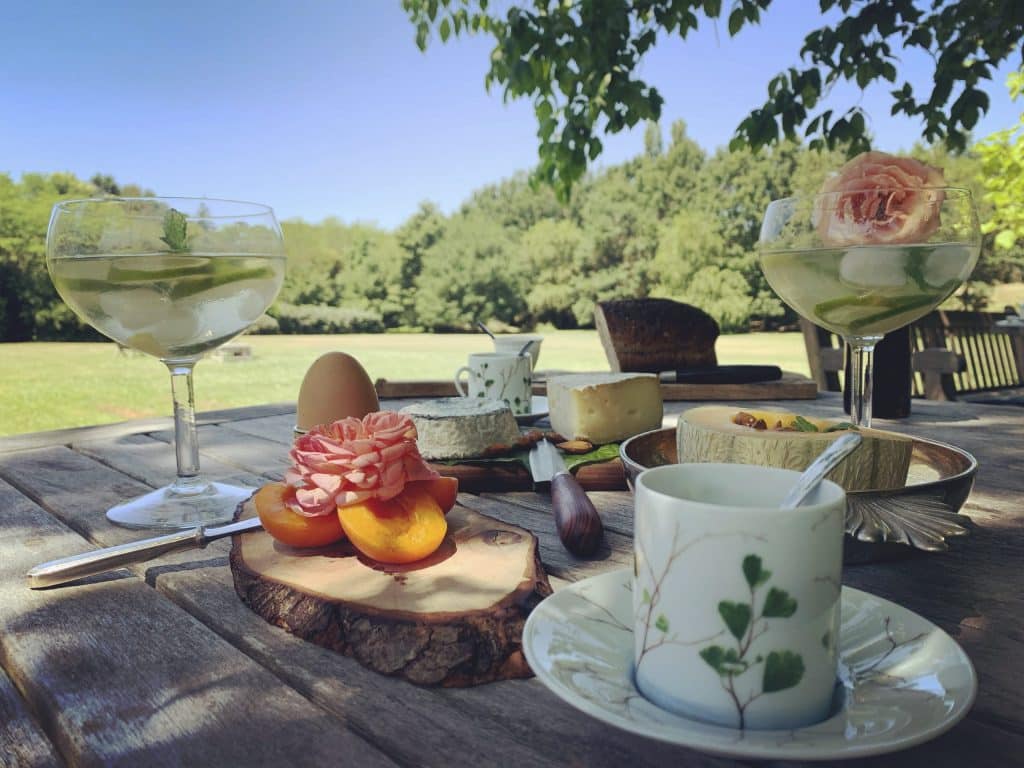 Table d’hôte dans le parc
